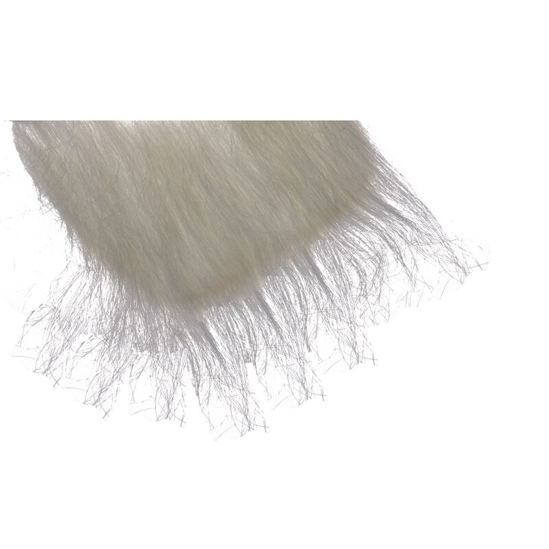 Longue fausse barbe blanche pour la fête costumée de célébration de noël