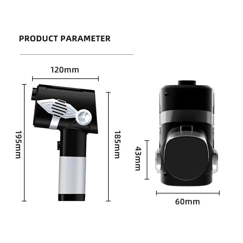 Air Blower for PC Wireless Strong Air Duster Led Digital Display Computer Laptop Car Keyboard Keycaps Window Dust Cleaner