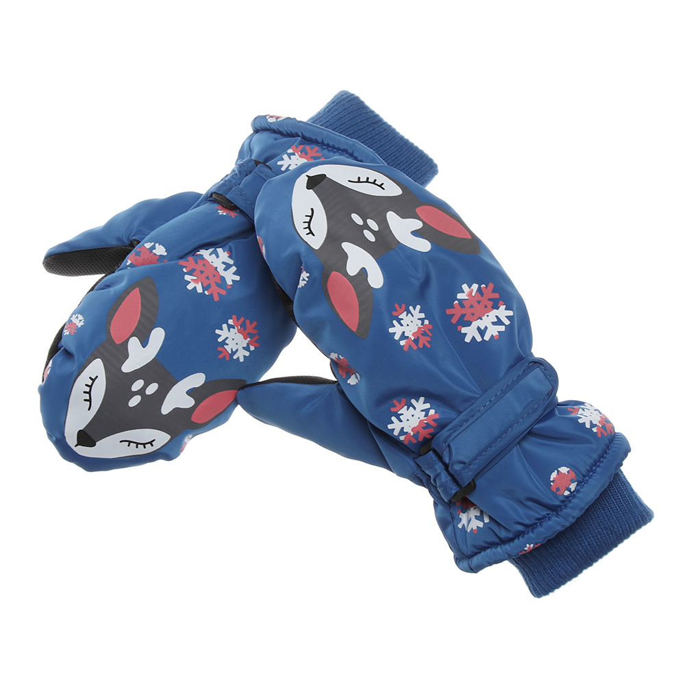 Enfants hiver gants de Ski garçons filles sport imperméable à l'eau coupe-vent anti-dérapant neige mitaines étendu poignet gants de Ski