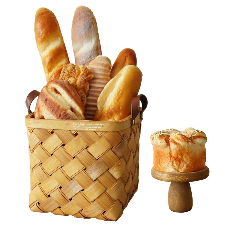 Baking butikk vindu vise modellen av simulering brød og baguette baguette kjøkken myk mat fotografering rekvisitter