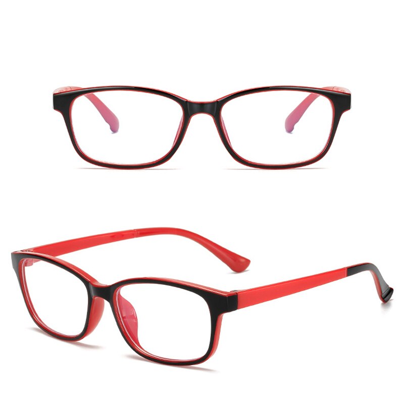 Blue Light Blocking Glasses High-grade Vintage Transition Photochromic Sunglasses Anti Fatigue UV Computer Radiation Protection: black red