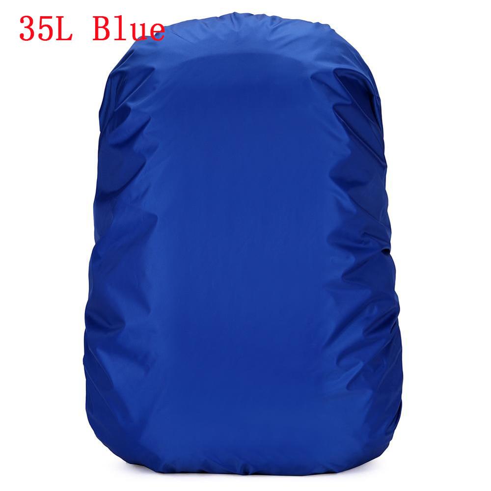 35/60/70L Waterproof Backpack Rain Cover Ultralight Shoulder Rainproof Cover for Backpack Rucksack Bag Travel Camping Climbing: 35L Blue