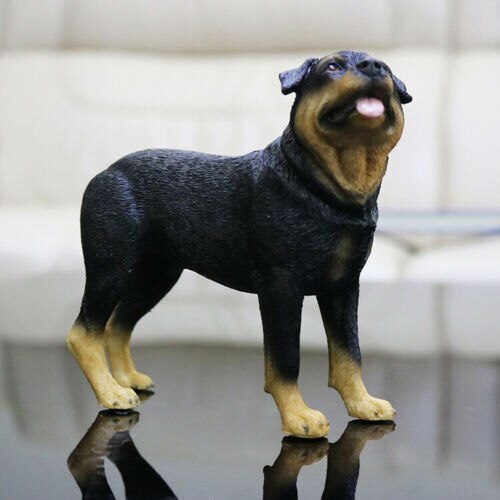 JJM Rottweiler policja placki zwierzę rysunek Canidae z samochodami i zwierzętami dekoracja kolekcjonerska zabawka: Default Title