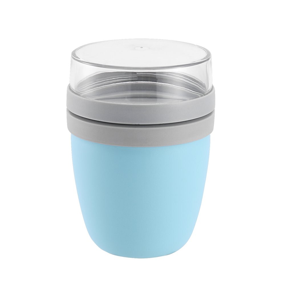 500ml Portable Meal Prep Lunch Pot Reusable Lunch Box Porridge Pot Food Container Meal Prep Bento Box Leakproof: blue