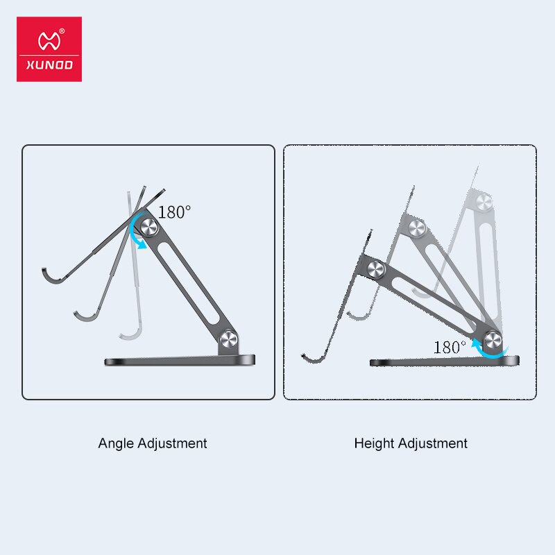 Xundd Phone Tablet Stand Holder For iPad Pro Phone 12 13 Pro Max For Xiaomi Mi Pad 5 Pro Adjustable Foldable Metal Holder