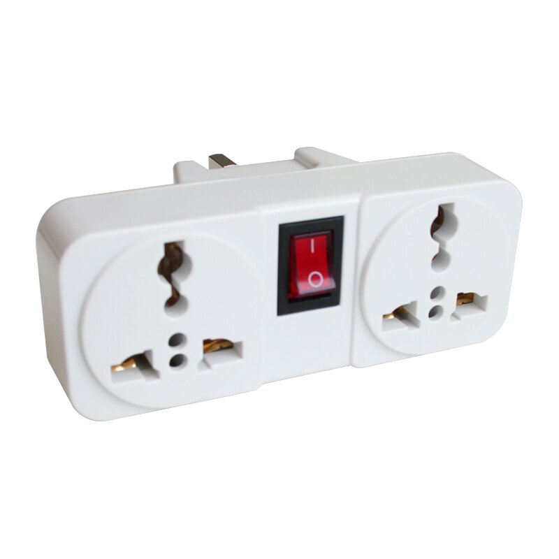 250V 6A UK Plugs Adaptors With Switch Universal EU US AU To UK Electrical Socket Travel in England Ireland Singapore Maldives