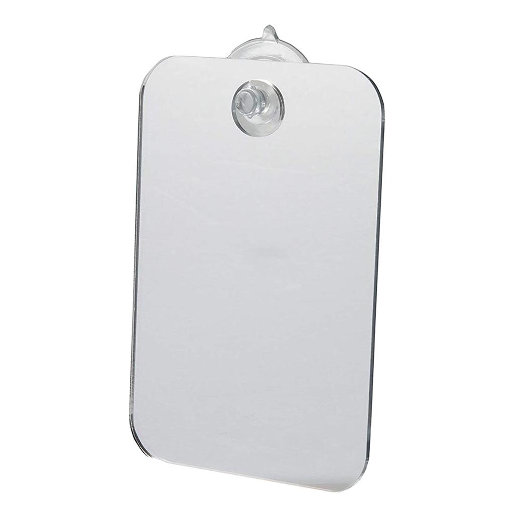 Anti-Fog Shower Mirror Acrylic Fog Free Travel Mirror, Easy to