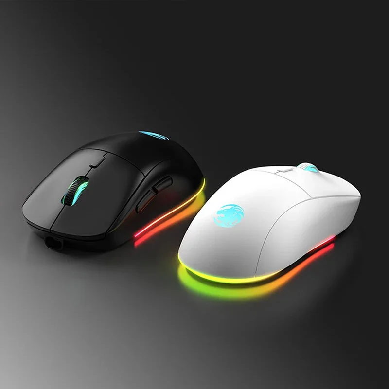 Eweadn g301 2,4g drahtlose Bluetooth-RGB leichte Maus 3200dpi ergonomisches für Esport-Spielen-Notizbuch-Gamer-Zubehör