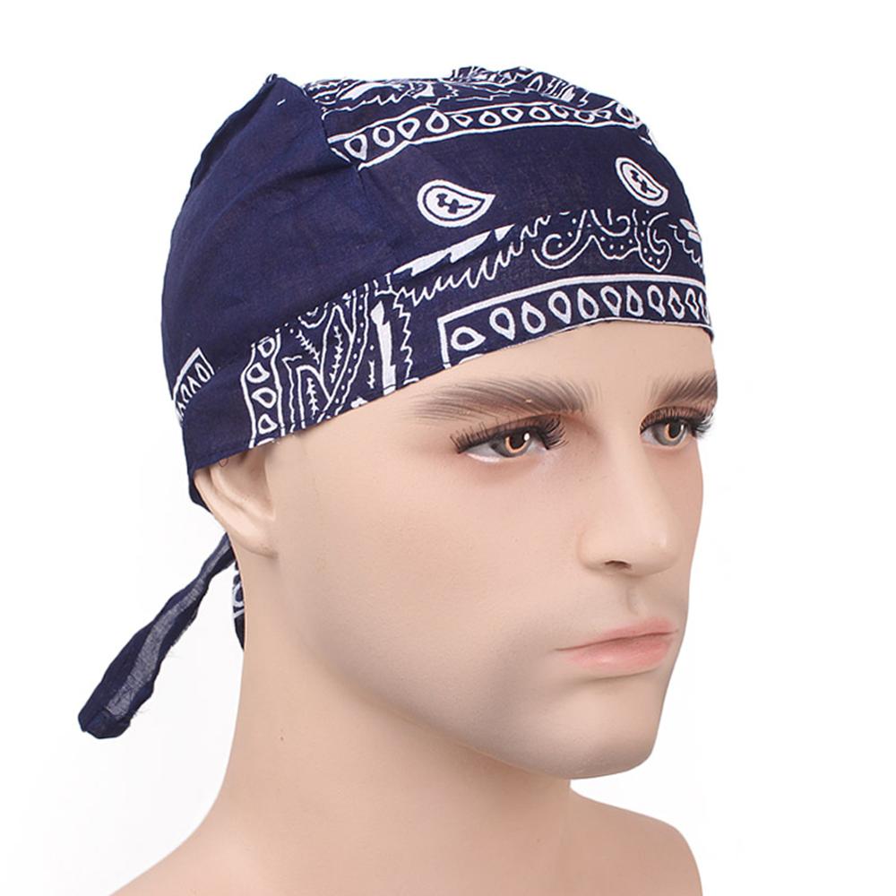 Fietsen Bandana Skull Cap Beanie Lichtgewicht Verstelbare Katoen Biker Hoed Kap Hoofdband Hoofddoek Doo Vodden Hoofd Wraps Kostuum