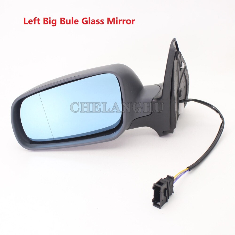 For VW Golf 4 MK4 Passat B5 1998 1999 2000 2001 2002 2003 2004 2005 2006 Car-styling Heated Electric Wing Side Rear Mirror: Left Blue Glass