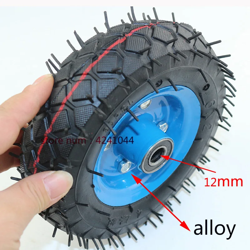 6 Inch Luchtwiel 6x2 Luchtband Met Lichtmetalen Hub voor Trolley, Trailer Casters 6 ''Elektrische Scooter Band en Binnenband