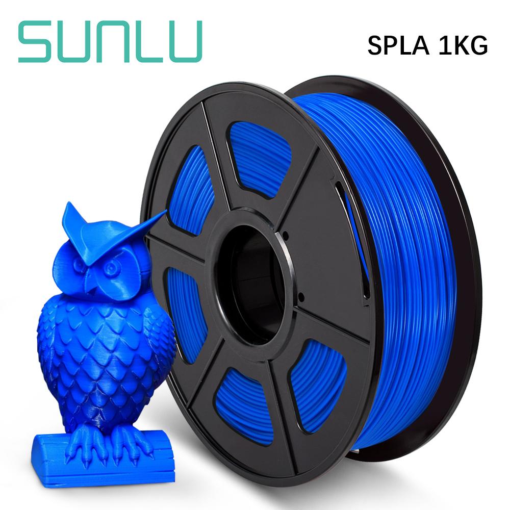 Sla-imprimante 3D, Filament, bobine de 1.75mm, 1KG, même Filament PLA, tolérance +/-0.02, longueur 330m pour impression 3D FDM, nouveaux arrivages: SPLA-Blue