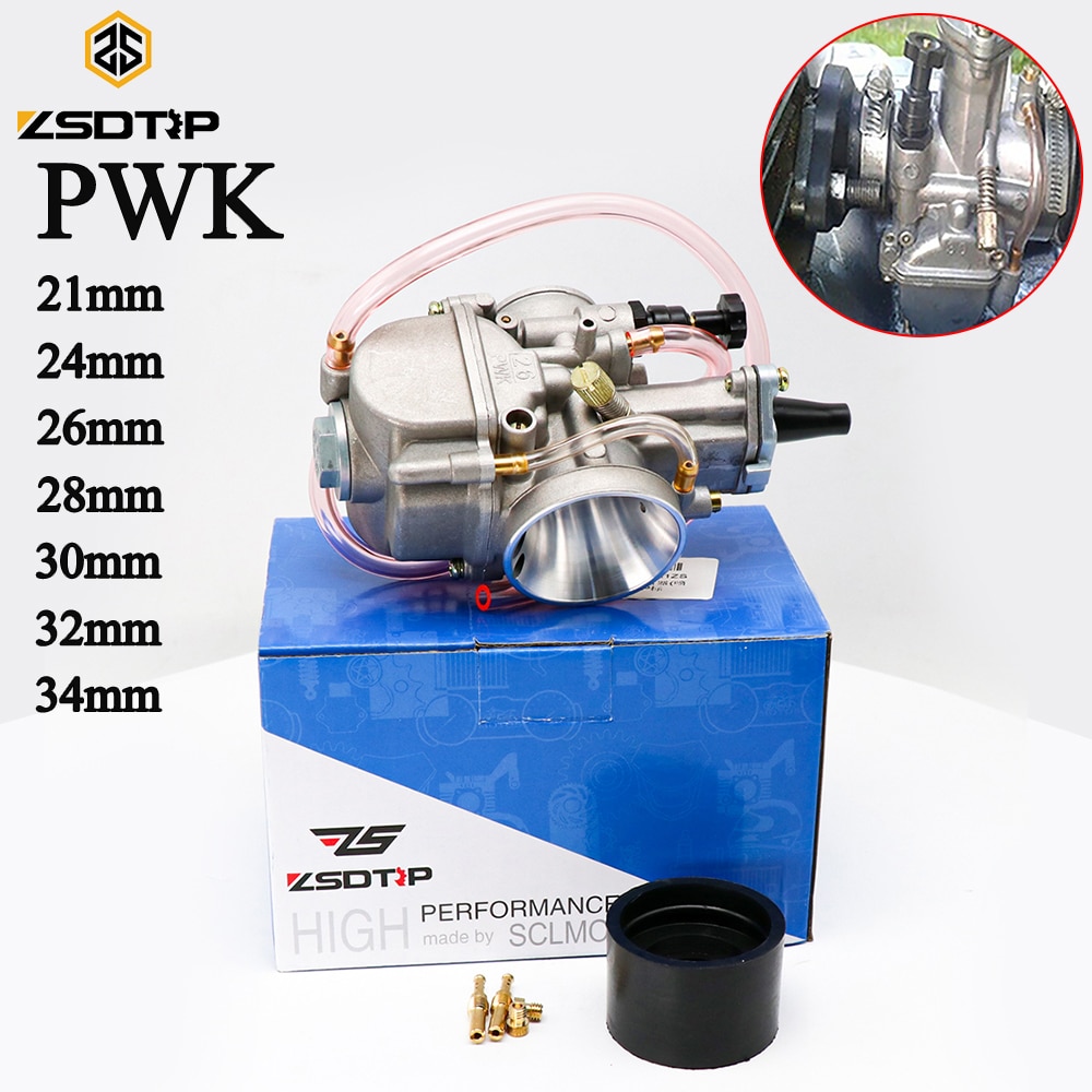 ZSDTRP – carburateur pour Keihin Koso, avec Jet de puissance, pour moto 2T 4T 50 cc-250 cc, 21 24 26 28 30 32 34