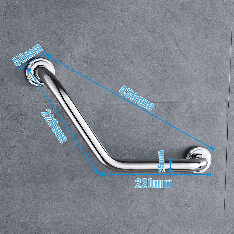 Brusebad håndtag håndtag håndtag rustfrit stål badeværelse badekar toilet gelænder arm sikker-greb bar til ældre hjælper