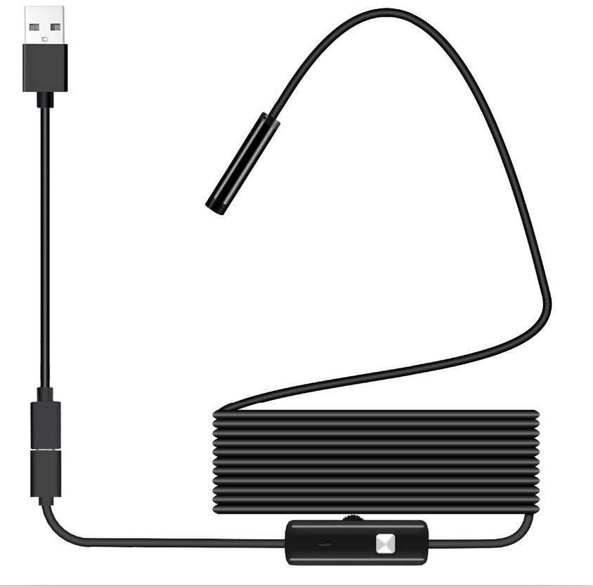 Usb Endoscoop 1080P IP67 Waterdichte Hd Borescope Flexibele Inspectie Snake Camera 6 Led Verlichting Voor Android Telefoon Pc Smartphone