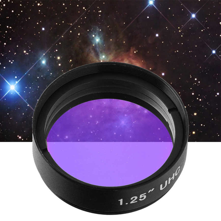 Filtro da 1.25 pollici 31.7mm UHC lente di inibizione dall&#39;inquinamento luminoso per telescopio astronomico filtro per oculare monoculare