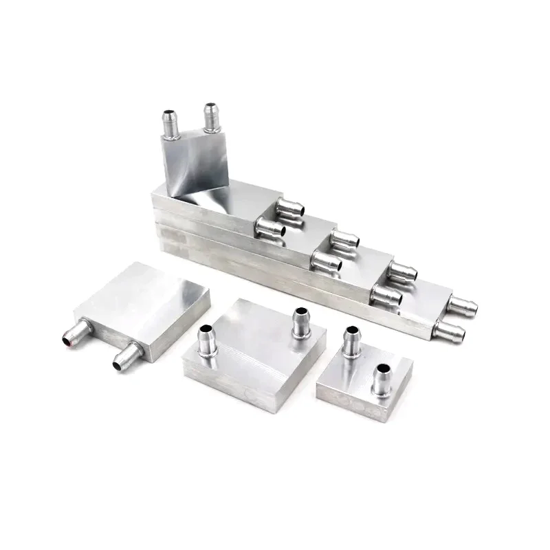 Aluminium Wasser kühl Block Kühlkörper für PC Laptop CPU Kühler Kühler 40/80/120/160/180/200/240mm