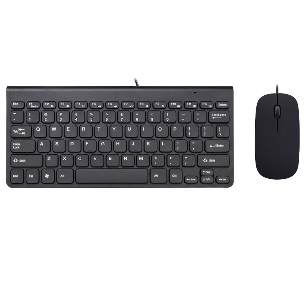 Travel Portable Ultra Thin USB Wired Mouse and keyboard Combo for Desktops Computer Laptop PC Mouse And Keyboard Set Kit
