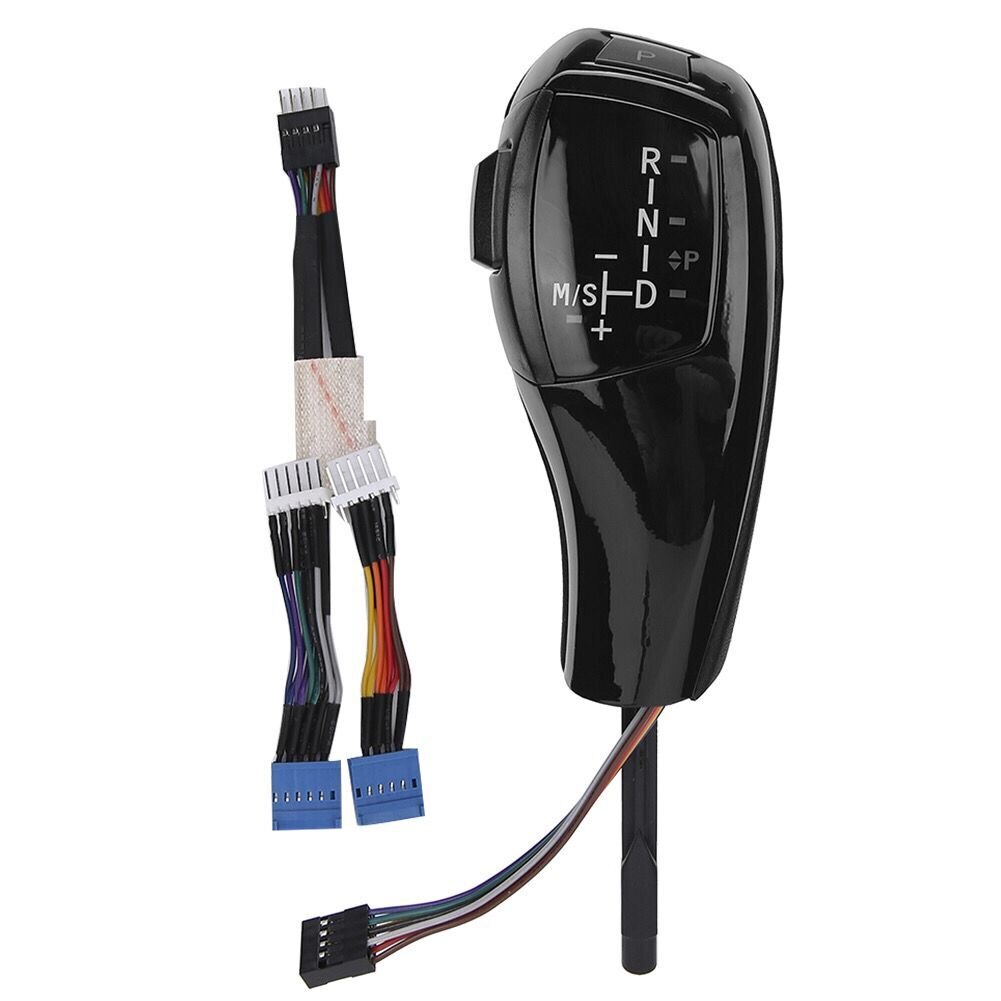 Dernière en mise à jour Look LED pommeau de levier de vitesse pour BMW X3 E83 E83 LCI 2004 accessoires: Black