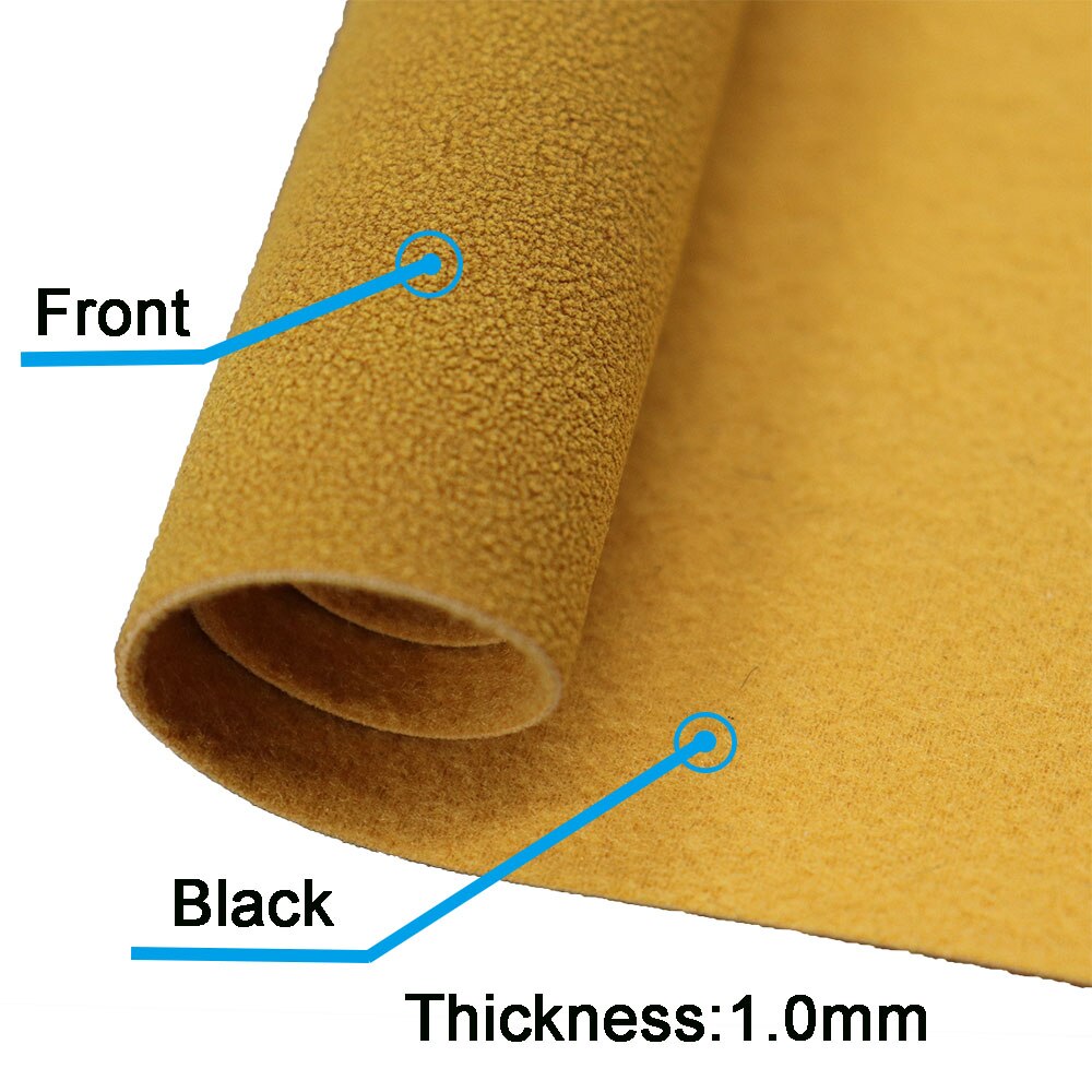 30X134Cm Roll Plain Kleur Frosted Suède Zool Faux Syntetic Leer Stof Materiaal Voor Haarelastiekjes Oorbel Handtassen diy KY008