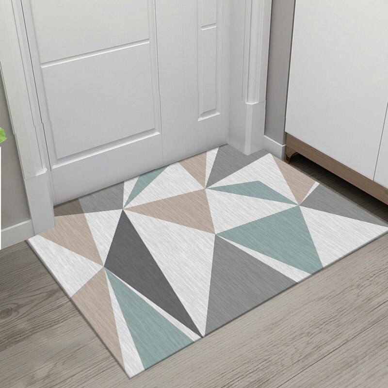 Moderne géométrique impression tapis de sol salons anti-dérapant tapis pour chambre cuisine salle de bain tapis bienvenue tapis pour porte d'entrée: mat style 6 / 40x60cm