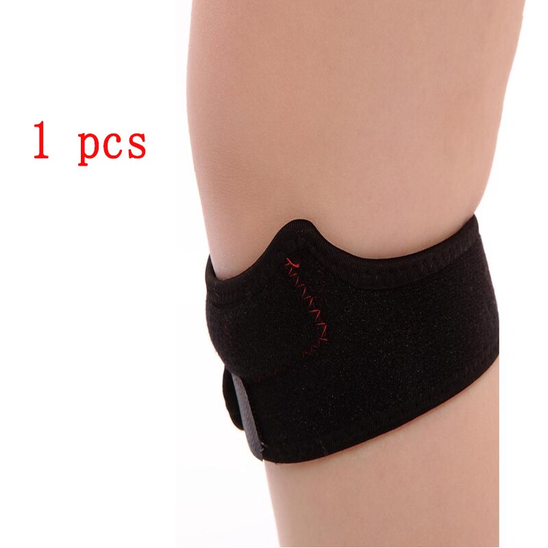 1 PCS Tibia Band Kneepad Cycling Sports Running Knee Compression Knee Pads Outdoor Sports Knee Pads Fitness Protector Kneepad: 1pcs