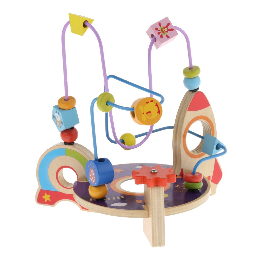 Kraal Doolhof Achtbaan Houten Educatief Cirkel Vroege Ontwikkeling Speelgoed Voor Kids Peuters 3 Jaar Oude En Up