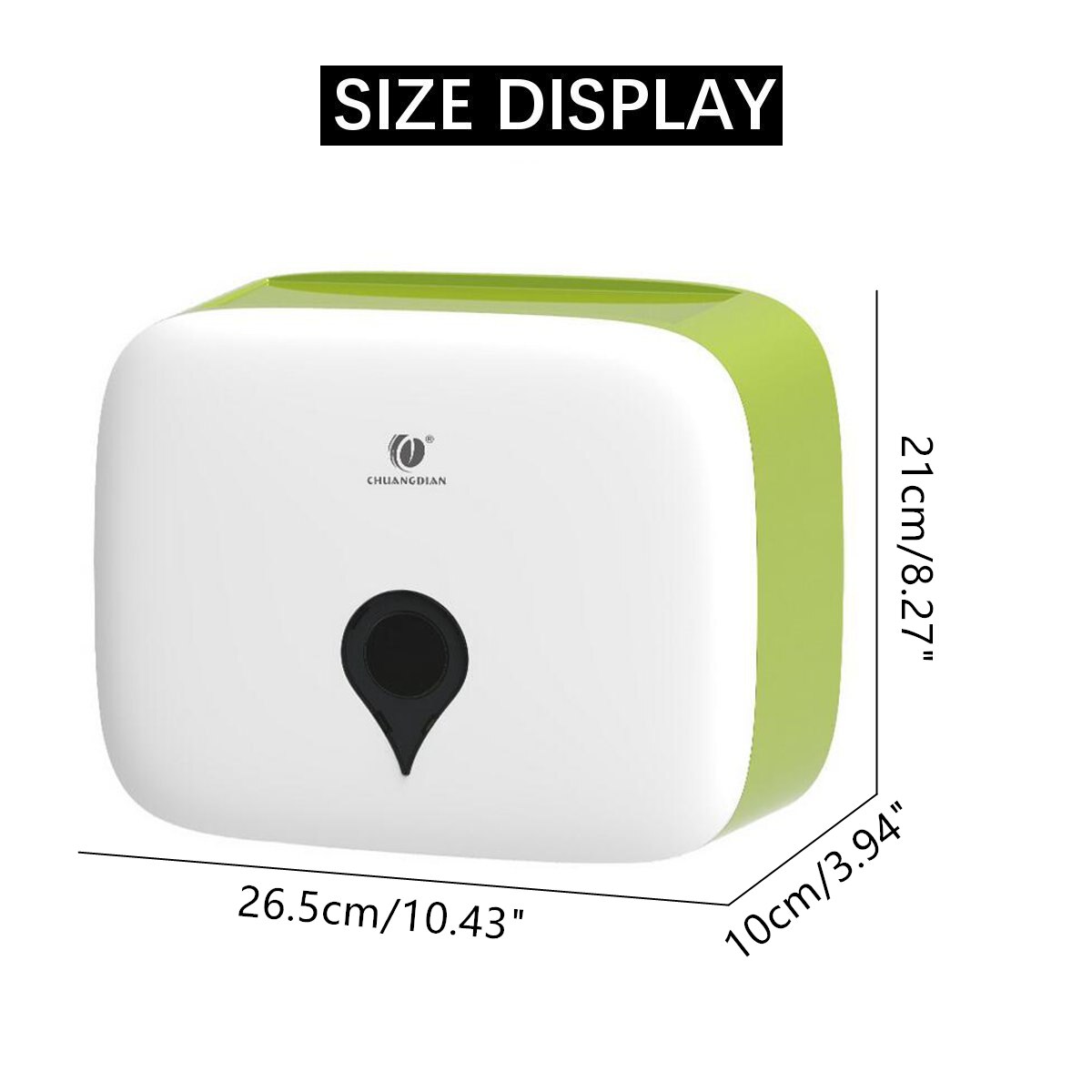 Bathroom Portable Toilet Paper Holder Double Layer Waterproof Storage Box Wall Mounted Toilet Paper Roll Towel Dispenser