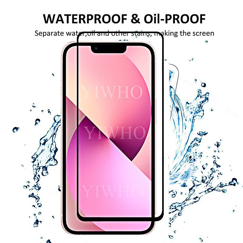 4 stück displayschutzfolien aus gehärtetem glas für Apfel iphone 13 Mini, passend für iphone 13 Profi max, Mini und 13 Profi hd.
