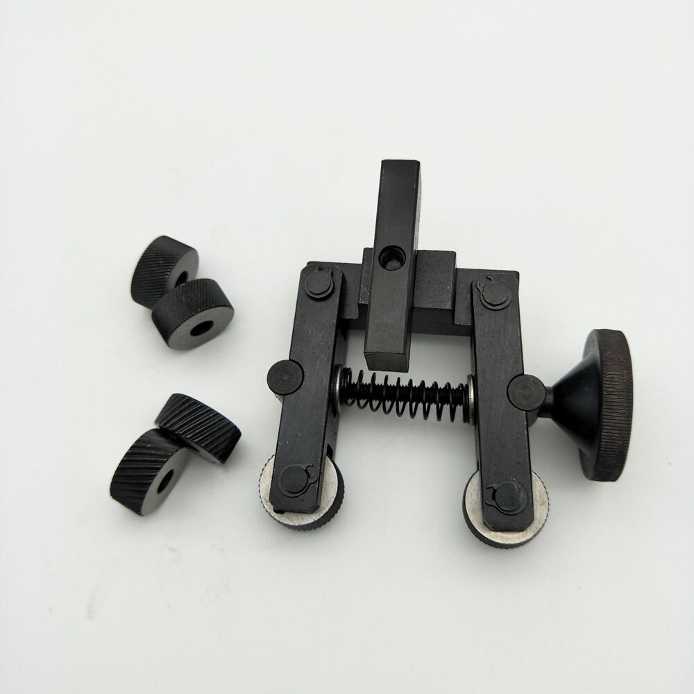 Soporte de herramientas de Knurling portátil soporte de herramienta lineal Knurl herramienta torno Mini tamaño ligero ajustable con rueda
