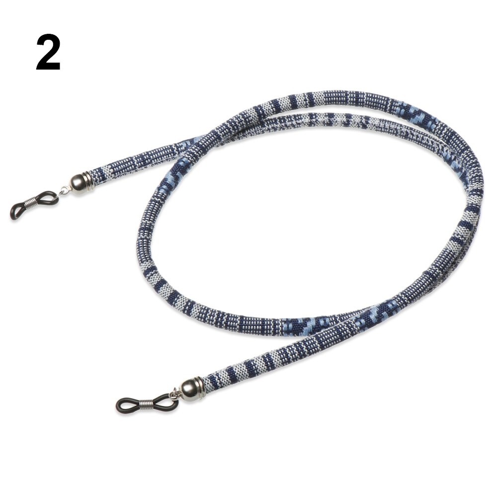 Grob Baumwolle Seil Bohemain stil Gläser Kette Ethnische Bunte Lesebrille Schnur Halter Maske Anti-verloren Seil Wandern Werkzeug: 2