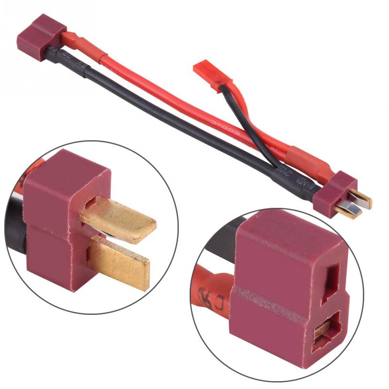 Silicone T Maschio a T Femmina Cavo Deans T Spina con JST Spina del Cavo di Alimentazione Filo di 18AWG per il Controllo Remoto aereo Auto Barca