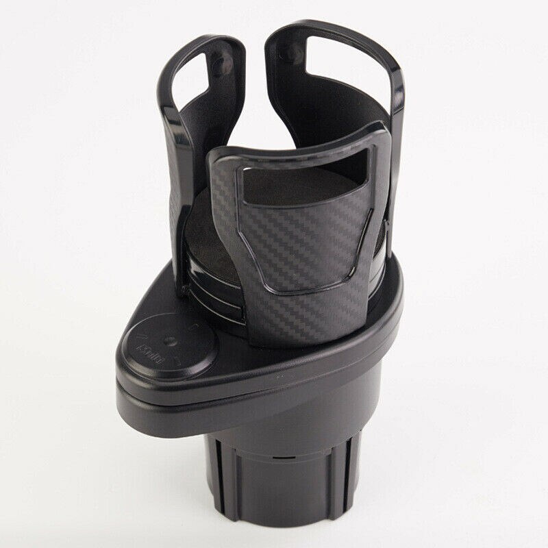 Universal Car Headrest Seat Back Cup Holder Drink Pocket Universal Can Holder Door Mount Stand ABS Rubber Drinks Holders: Carbon fiber