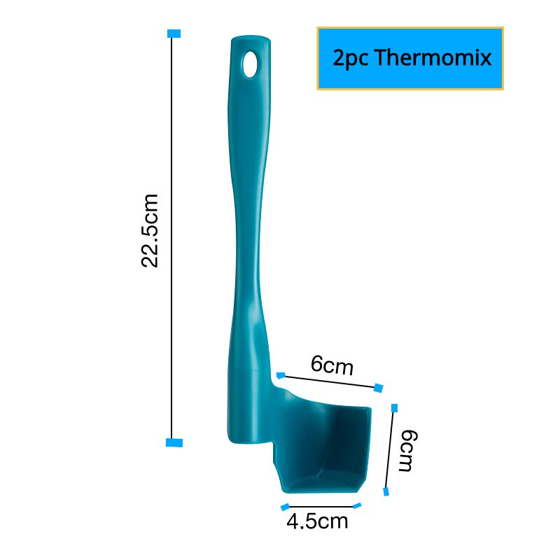 Thermomix TM6/TM5/TM31, spatule rotative pour mélanger la cuisine, retirer les portions, robot culinaire, 2 pièces