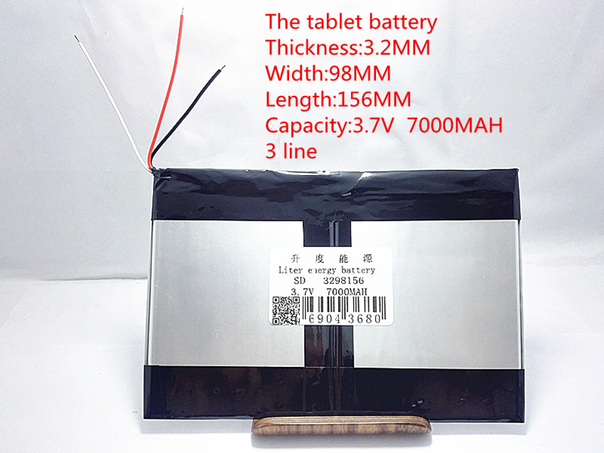 grote capaciteit 3.7 V tablet batterij 7000 mah elk tablet universele oplaadbare lithium batterijen 3298156