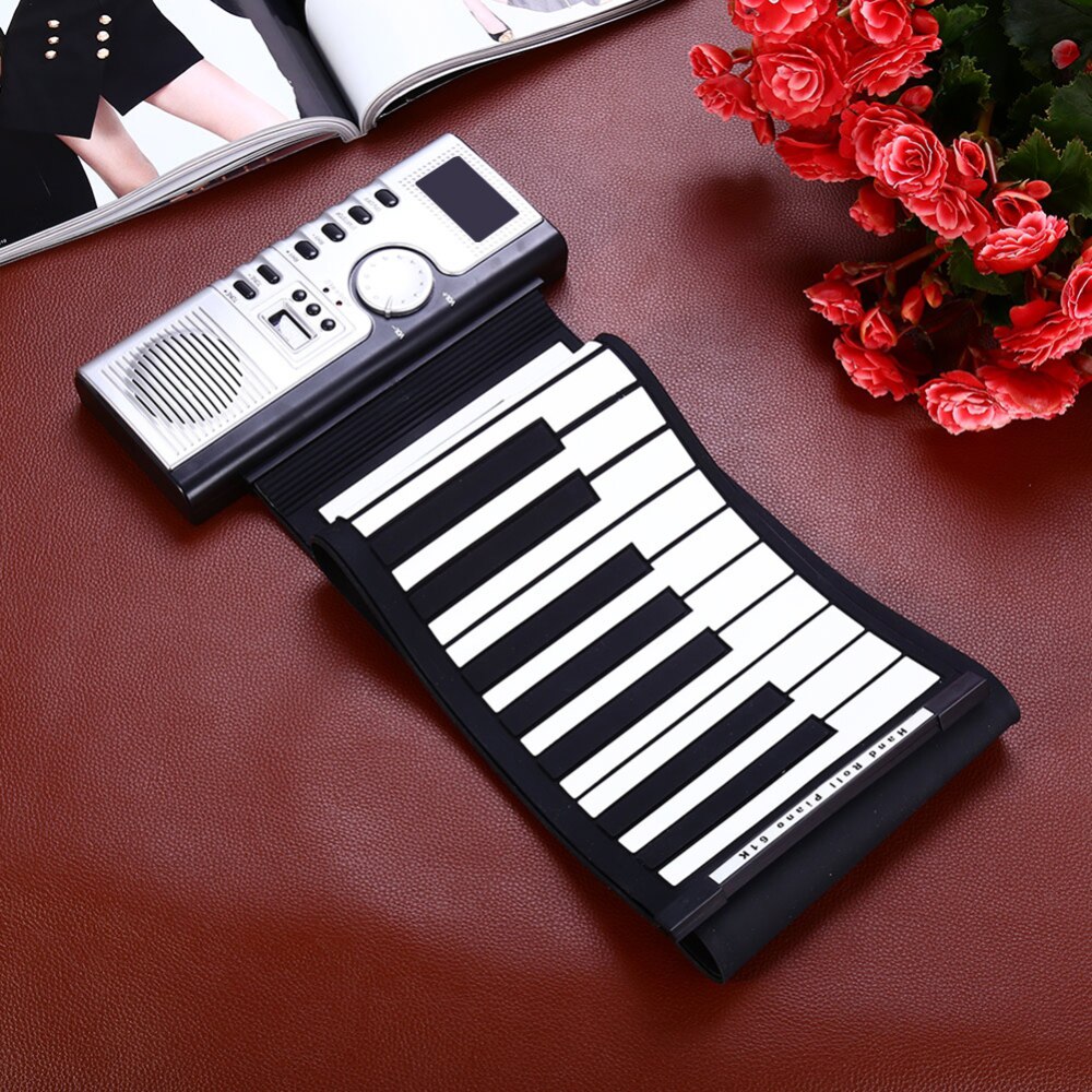 Elektronisch Keyboard Speelgoed 61 Toetsen Voor Beginners Flexibele Roll Up Elektronische Soft Keyboard Piano Draagbare 61 Toetsen Piano