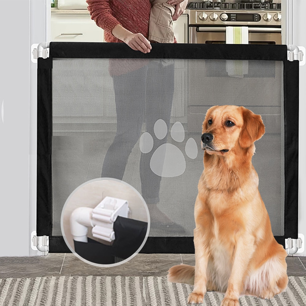 Haushalt Haustier Zaun Hund Zaun Isolation Netz Klapp Belüftung Schutzhülle Zaun Baby Sicherheit Zaun Hund Barriere Welpen Tor #3
