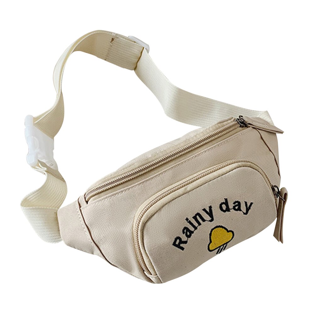 Kids Boys Girls Waist Fanny Packs Bum Bag Canvas Travel Festival Sports Purse Satchel Walking Pouch