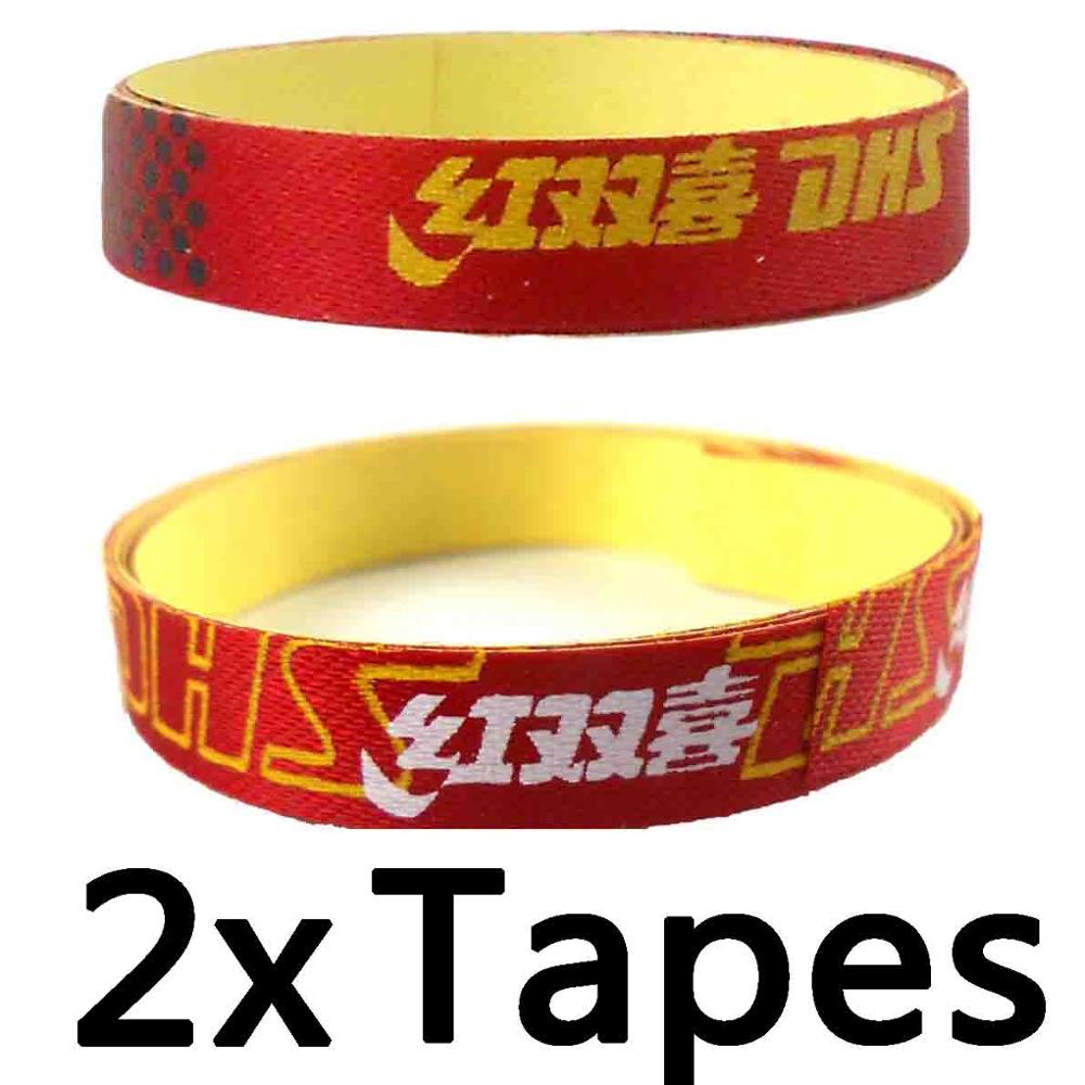 DHS DXGC009-1 RP02 Table Tennis Edge Tape for PingPong Racket: 2x Tapes