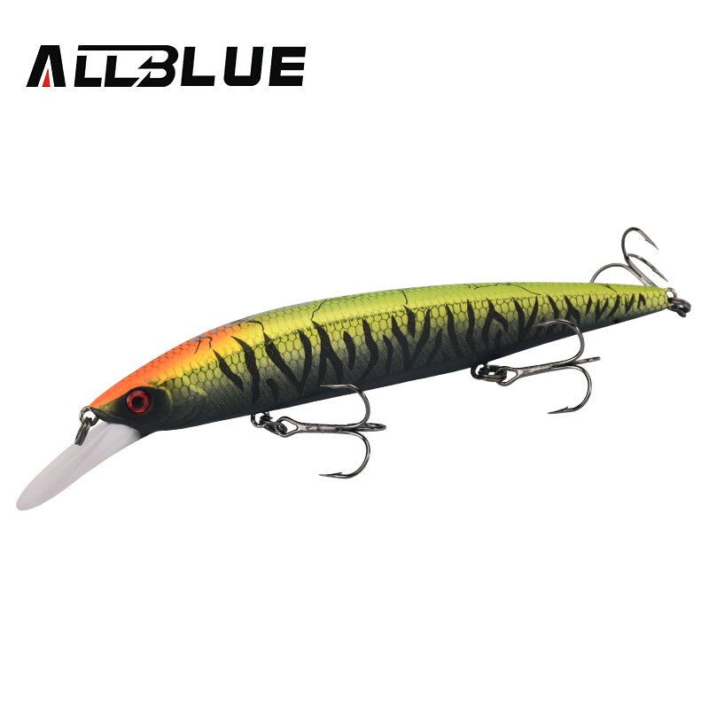 ALLBLUE SHANKS 130MR SP señuelo de pesca suspender Jerkbait 23g de tungsteno a sistema de tiempo fundido Wobbler 2,5 m Minnow esca artificial: Color G