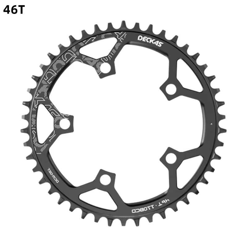 DECKAS 110BCD Kettingblad Voor Shimano Crown Ronde Zwart 36T 38T 40T 42T 44T 48T 50T 52T 54T Tandwiel Kettingwiel Voor 110mm Crankstel: Bruin
