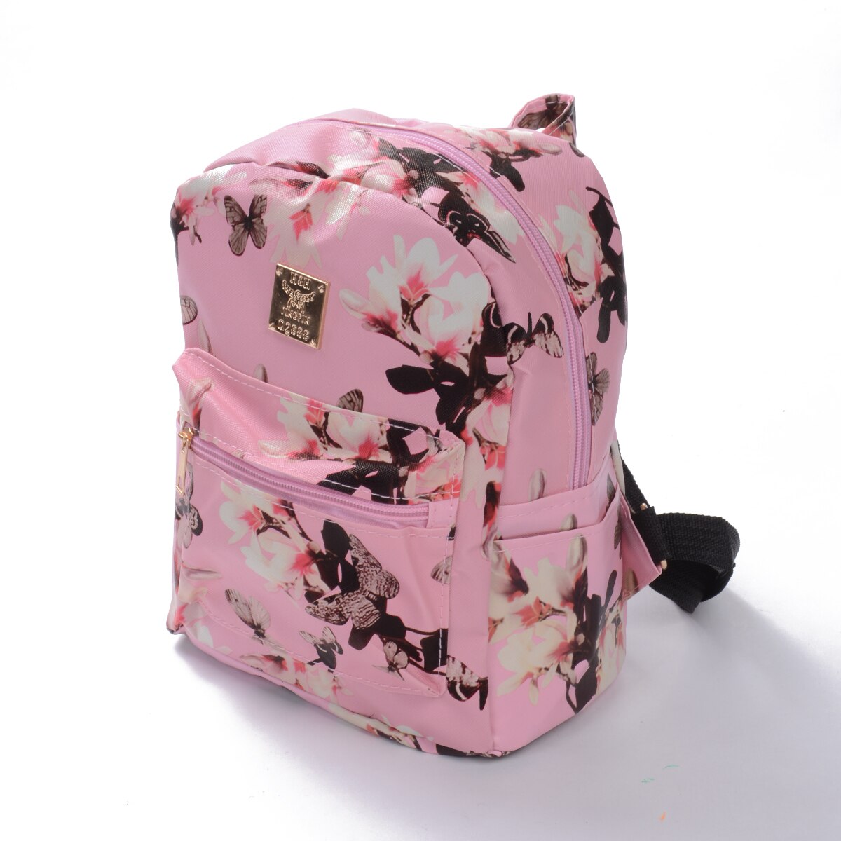 Laget i kina dame blomster ryggsekk reise skinn ryggsekk skulderveske