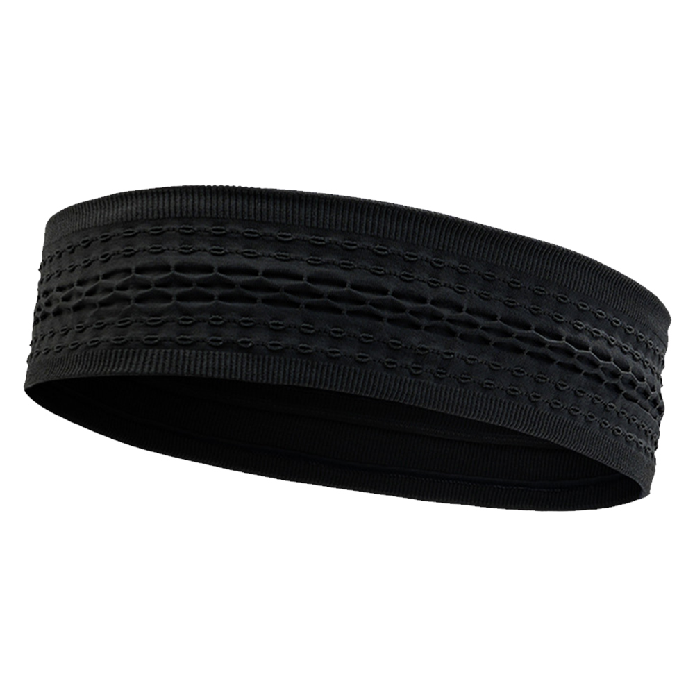 Sportieve hoofdband, zweetband voor workouts, elastische vochtafvoerende hoofdband, ademende zweetabsorberende hoofdband voor buitensporten: Grijs