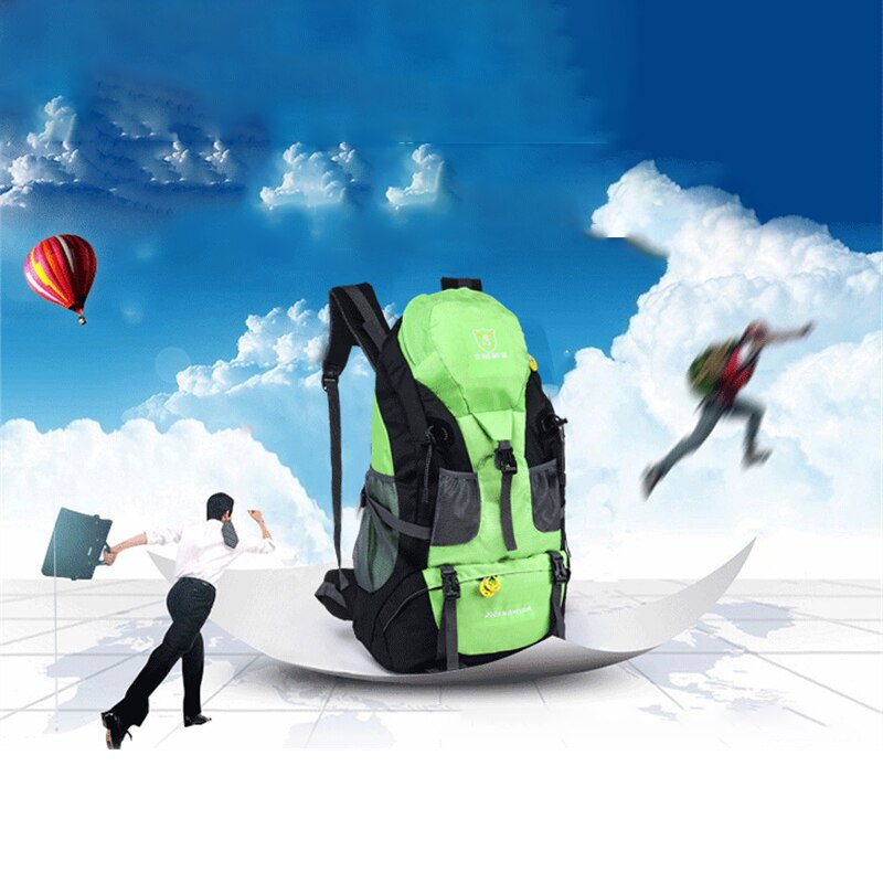 50L Outdoor Travel Bag Load Bearing Climbing Backpack Thickened Strap Camping Bags Waterproof Large Capacity Hiking Rucksack