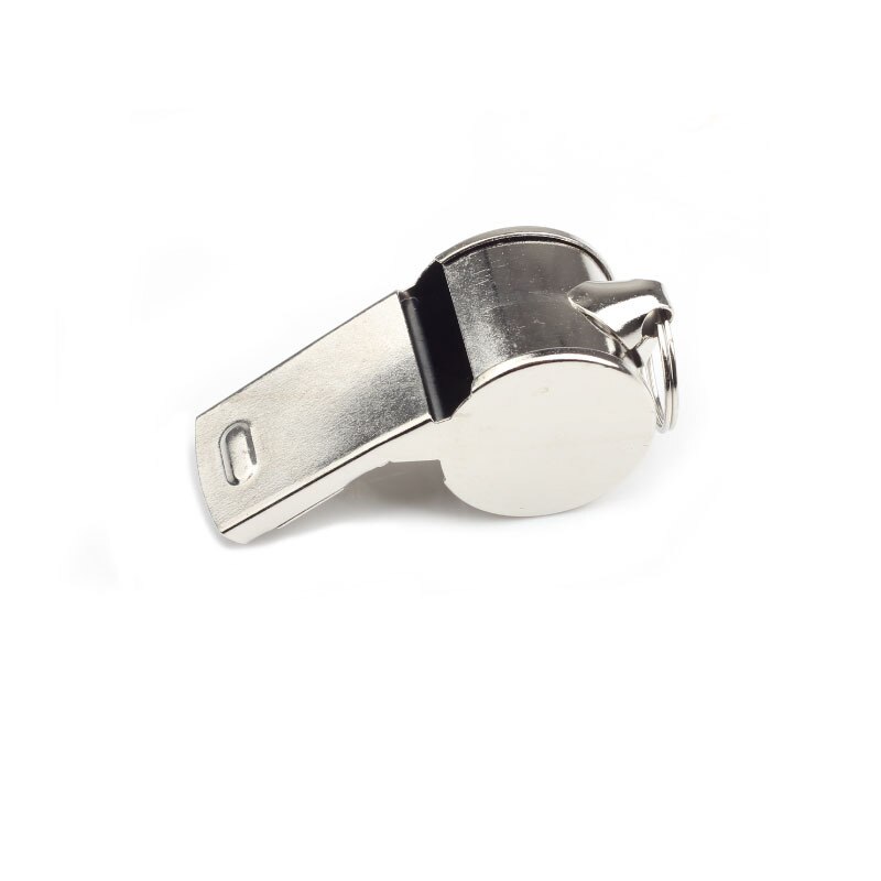 12 pièces/ensemble commerce extérieur nouvel arbitre en métal 6 mot premiers secours sifflet en acier inoxydable sifflet sport ventilateur sifflet