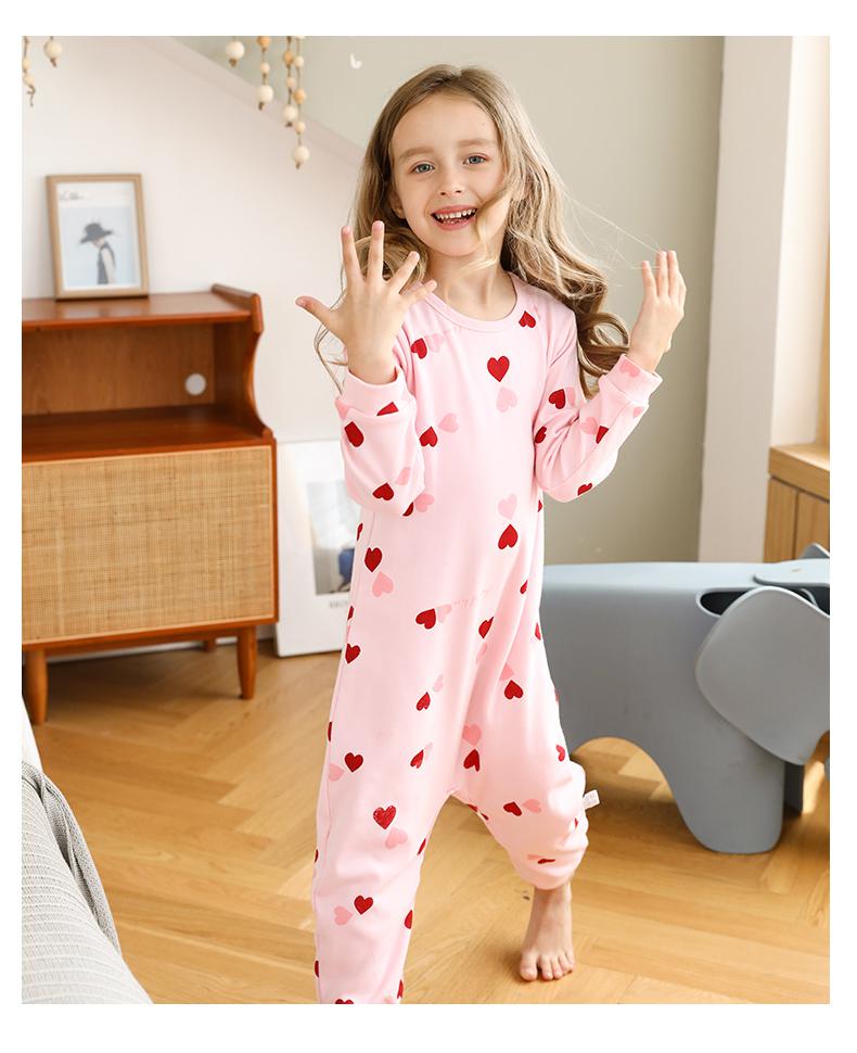 Belle une pièce combinaison pyjamas pour filles – Grandado