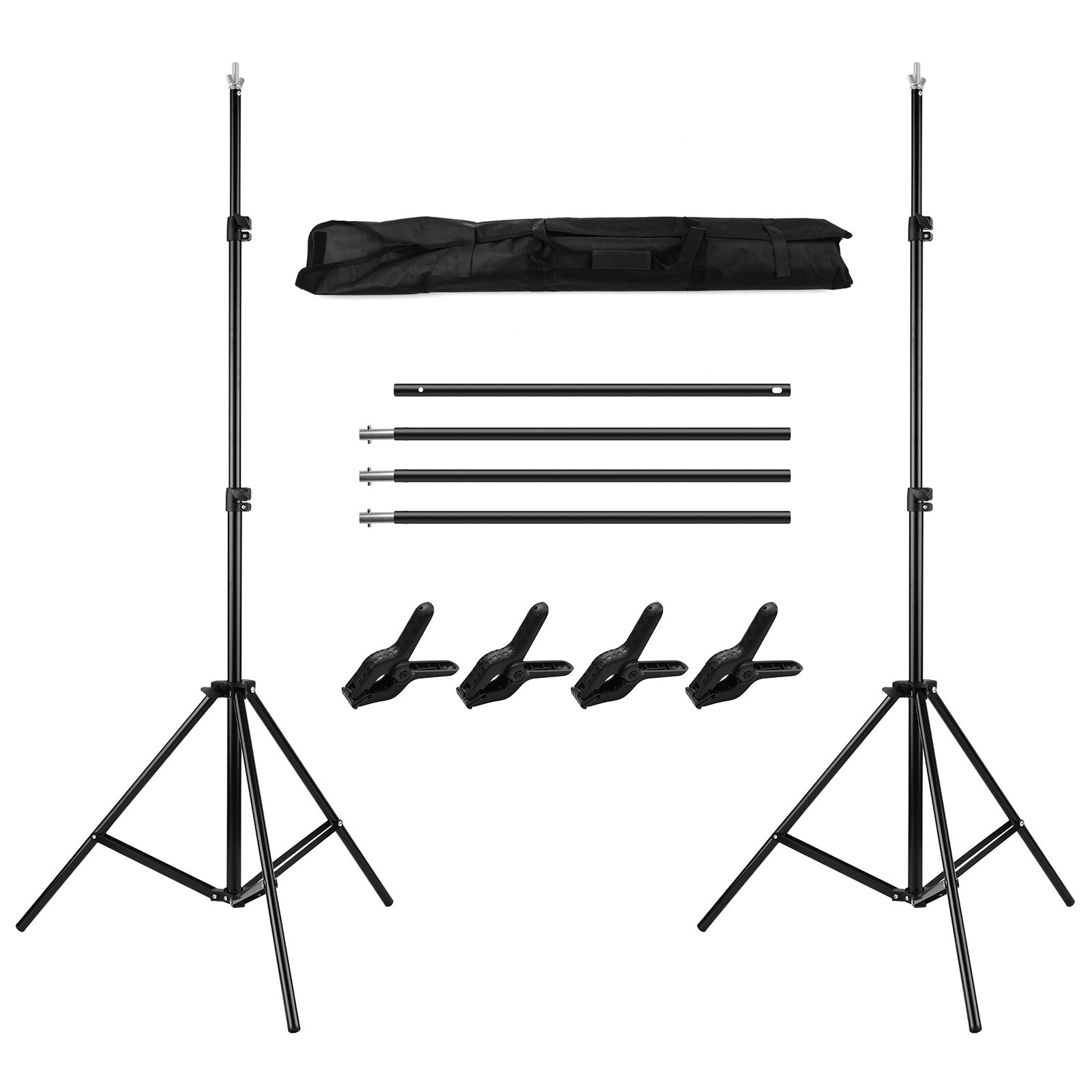 2M * 3 Meter Achtergrond Ondersteuning Stand Fotografie Studio Achtergrond Frame Ondersteuning Kit Voor Video Fotografie Achtergrond Stand