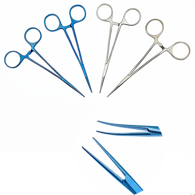 Microvasculaire Hemostatische Klem Tang Chirurgische Tang Hemostat Vergrendeling Klemmen Tang Vissen Tang