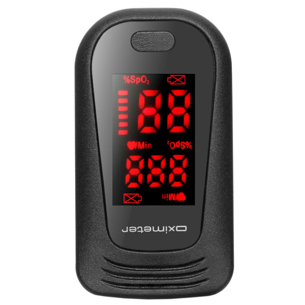 Fingertip Pulse Oximeter Blood Pressure Oximetry Heart Rate Monitor SpO2 Oximetry Monitor without Battery for Women Men Kids: L