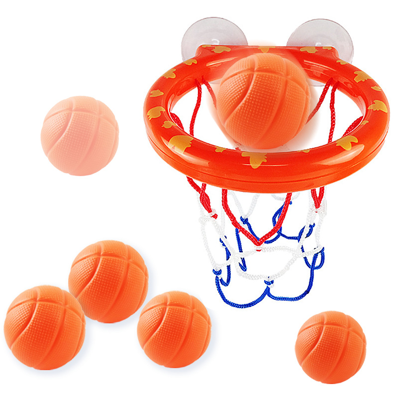 Kids Shooting Play Set 1 Plastic Basket With 3 Mini Plastic Basketballs Funny Practice shooting Toys For Girl Boy